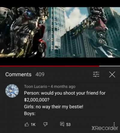 I'm sorry, little one