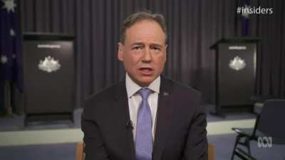 "There was no other deal available for any earlier (Pfizer) vaccines." - Greg Hunt on Insiders 8/8/2021