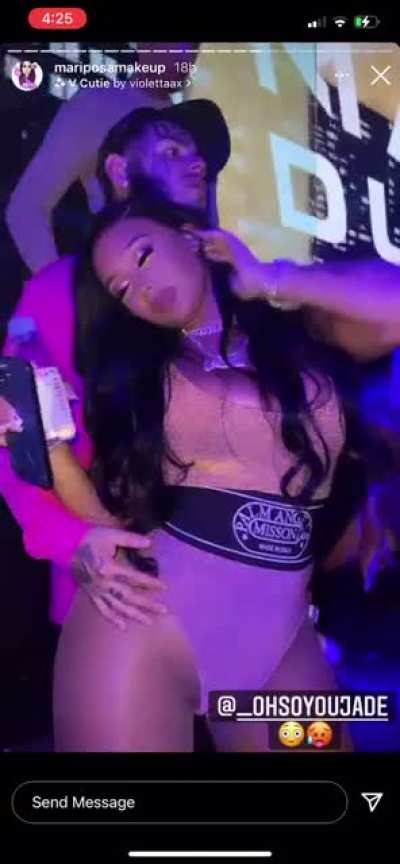 Ohsoypujade nip slip on insta story