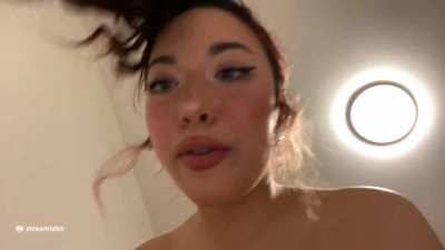 titty slip while streaming (her name is iiinubs on twitch)