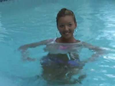 Coming out of water