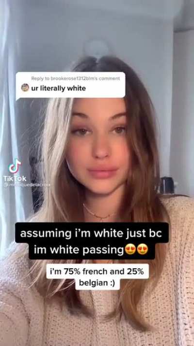 Guys she isn't white, she's whit&egrave;
