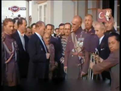 Year 1934. Leaders of Turkey &amp;amp; Iran speak without interpreters. President of Turkey Ataturk speaks Turkish, Reza Shah Pahlavi of Iran speaks Azerbaijani. They understand each other. Azerbaijani is mother tongue of 30 million Azerbaijanis in Iran.