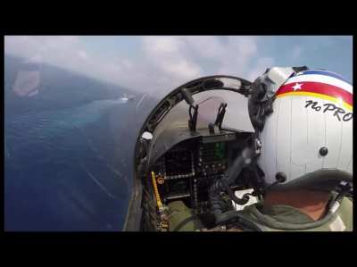 F/A-18F Super Hornet landing on aircraft carrier&hellip;