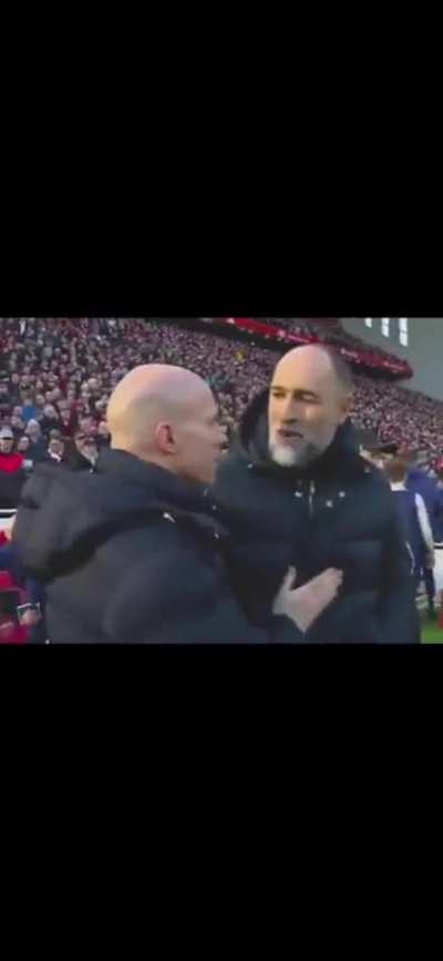 Igor Tudor mistakes a bald man on the Sideline for Arne Slot
