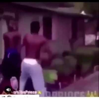 The sound though