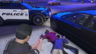 Good thing I was wrapping up an arrest right down the street when this robbery call came out; allowing me to catch the robber as he was carjacking someone to get away.  Unfortunately for the victim, he tried carjacking his car back right as I was pulling 