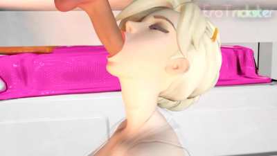 Mercy Milking Under Table (EroTrickster) [Overwatch]