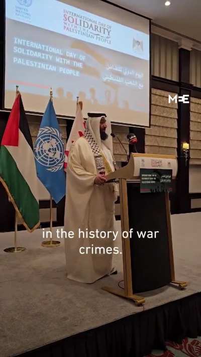 Bahraini parliament member Mohammed Musa al-Balooshi criticised the presence of the American, French &amp; British ambassadors at the International Day of Solidarity with the Palestinian People event, likening it to &rdquo;killing a victim and then mourning at thei