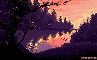 "Hope" pixel art by me/Anas Abdin on foundation