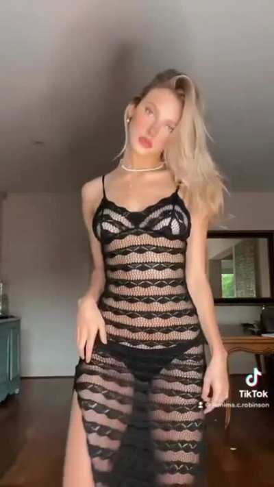Transparent dress