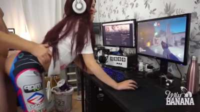 DVA Cosplay Doggystyle Porn