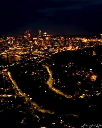 Seattle showing off at night [OC]