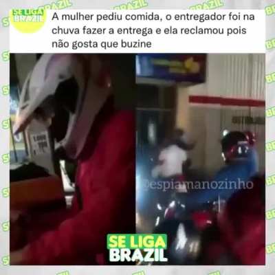 tadinha, ela n&atilde;o gosta que buzine