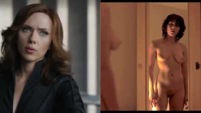 Scarlett Johansson - Superhero Dressed vs Undressed
