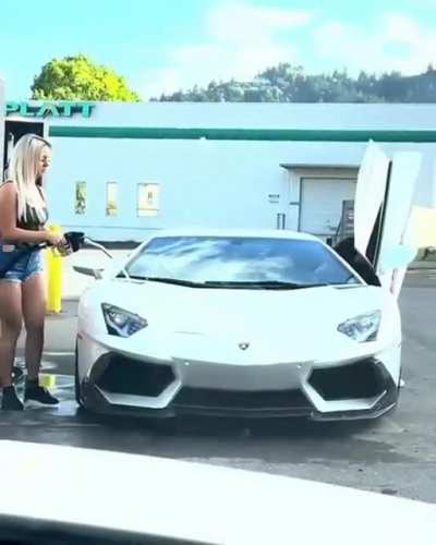Cleaning cars
