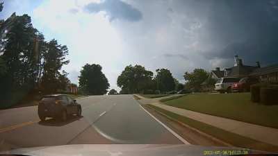 A bad driver never misses their turn. This is my very first accident.