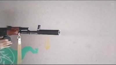 Vape Supressor with flash on AEG ak