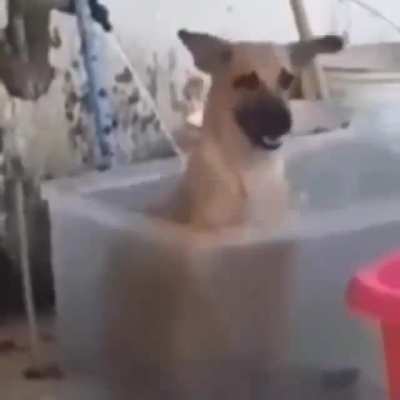 Apenas um caramelo no banho