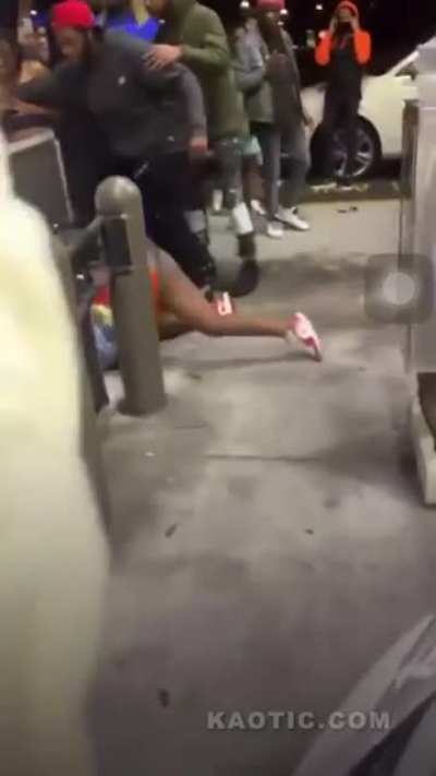 Gas station fight went a little too far