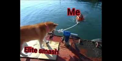 Me trying to get into elite smash with another character
