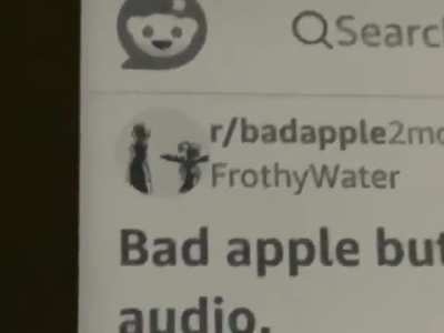 Bad Apple but on a vanilla Kindle Paperwhite 11th Generation