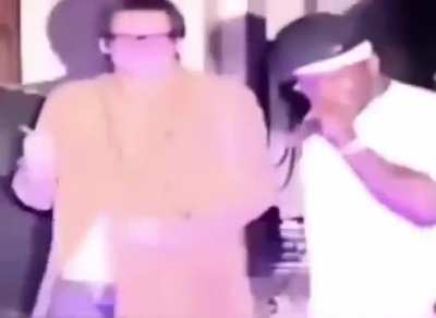 That time 50 Cent tried so hard not to laugh at Jim Carrey's dancing