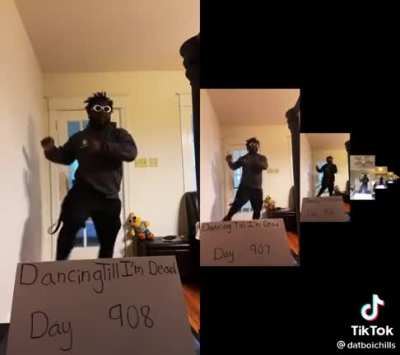 My favourite person on tiktok hands down. ( 908 days straight he&rsquo;s been doing this )