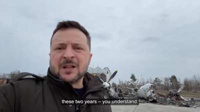 Zelenskyy: "None of us will allow our Ukraine to end. That's why when it comes to ending the war, we always add &ndash; on our terms. That's why next to the word "peace," the word "just" always sounds. That's why in future history, next to the word Ukraine, the