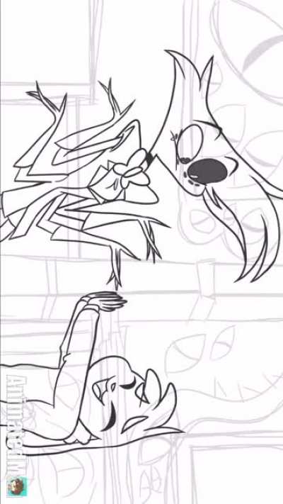 For all of your hazbin hotel lovers(animated by AnimatedMau) sorry it&rsquo;s sideways