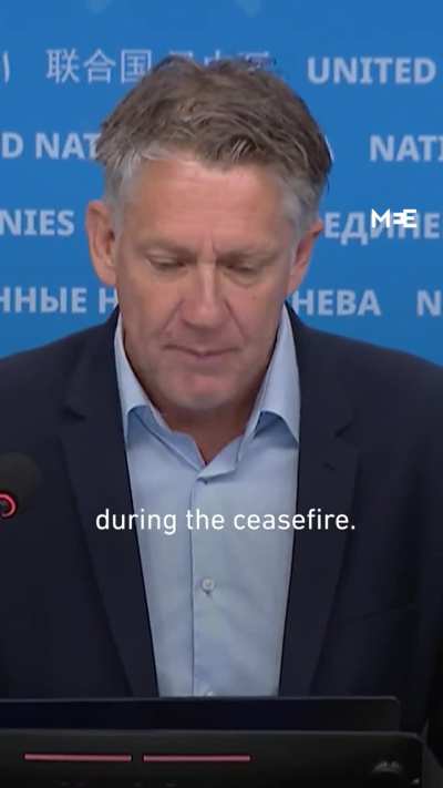 Unicef spokesperson, James Elder : Everything for a child to survive is being blocked. And in many ways, boastfully blocked. So, the only thing entering Gaza right now is bombs.&rdquo;