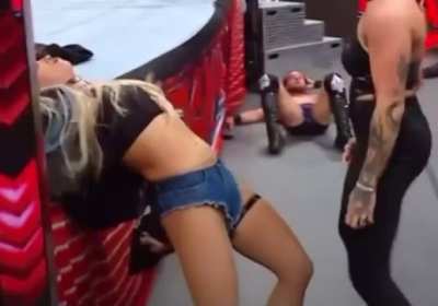 Liv Morgan&rsquo;s unconscious body