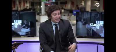 Javier Milei, Argentinian politician who has an estimated 15-20% of the next election.