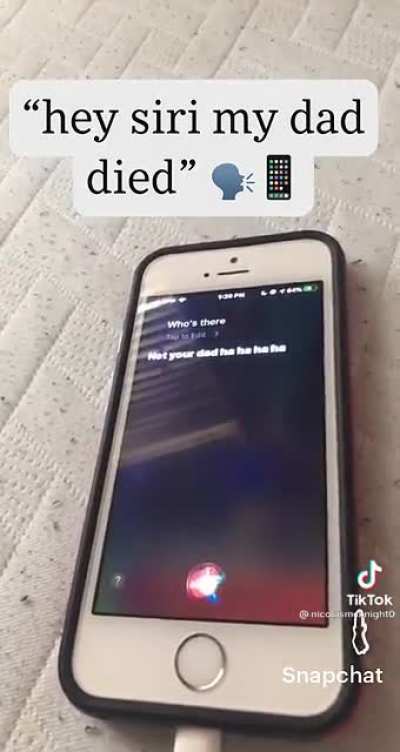 Siri has no chill&hellip;