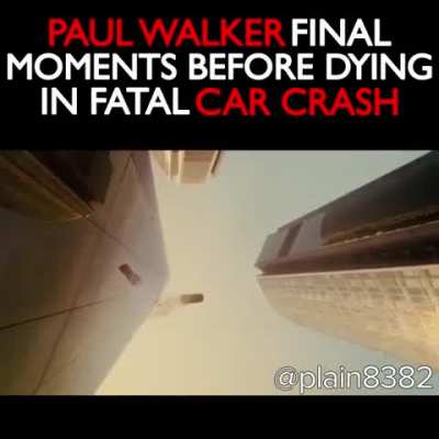 Paul Walker's death caught on camera