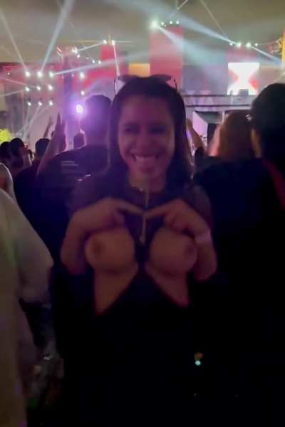 Flashing at the festival