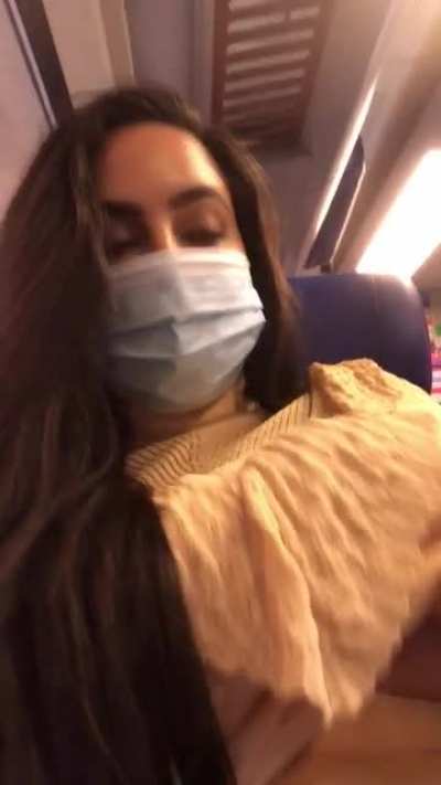 Arab girl dropping bombs in public places, the good kind of bombs