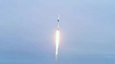 Footage from a helicopter of Falcon 9&lsquo;s 26th and final launch of 2020