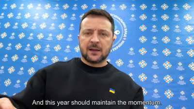 "Ukraine needs strength, fresh energy and sufficient leadership in every sector. We must win this war. And we have to do the maximum this year, do even more than possible. Ukraine will win." - President Zelenskyy's address, 5th February 2024