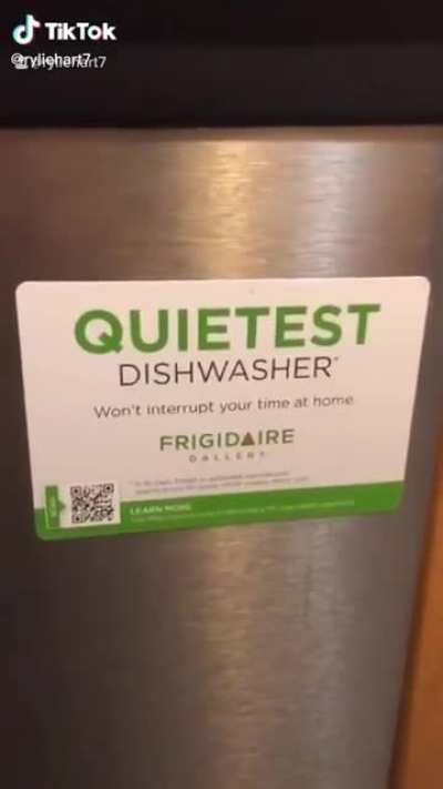 The quietest dishwasher