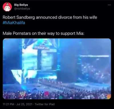 Let us support her in her tough time, bois.