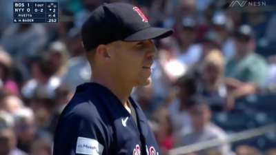 Pivetta, McGuire &amp; Bader all think its strike three. Ump begs to differ