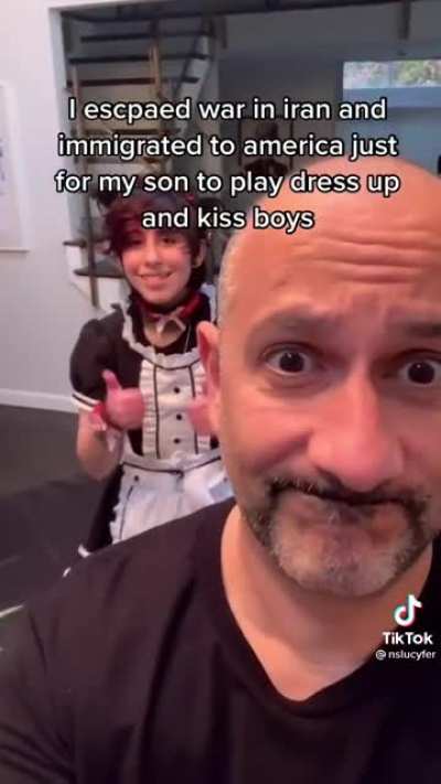 Wubby's dad after he sells a video of his poopy bathroom for 20k