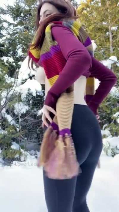 Wanna see what's under my clothes on a hike?