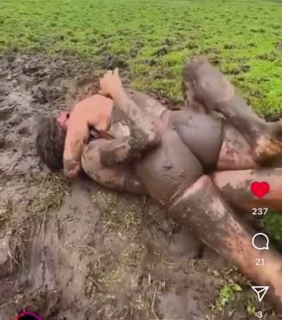 You&rsquo;re on a hike with your gf and her friend. A small argument escalated into an all out brawl in the mud&hellip;
