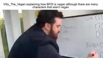 Sorry if I'm a bit late to the trend, but here's my meme of "Bfdi is vegan"