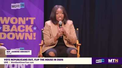 Jasmine Crockett: &ldquo;Listen, Donald Trump is a piece of shit, okay? We know that."
