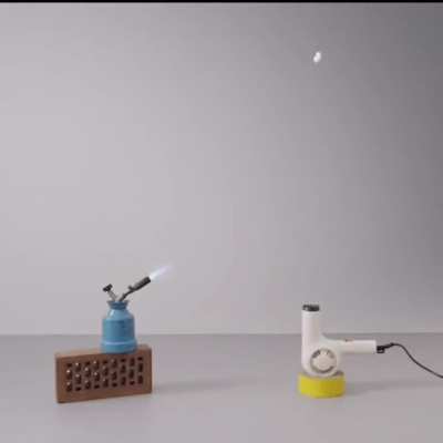 Flying popcorn