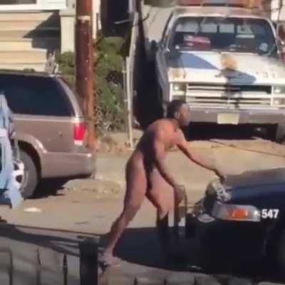 Some drugs per day can keep the cops away! Don&rsquo;t know what this guys on, but it&rsquo;s working for him! also NSFW