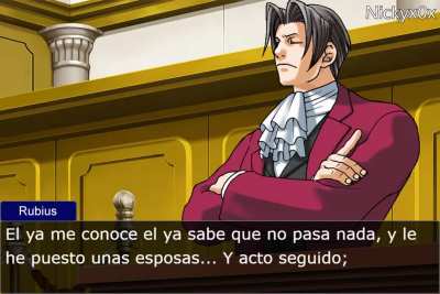 Hice el juicio de Rubius y triple 7 versi&oacute;n Ace Attorney xdd